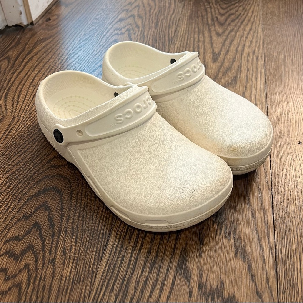 White Crocs Clogs